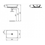 Накладной умывальник Ideal Standard Connect Air E034801